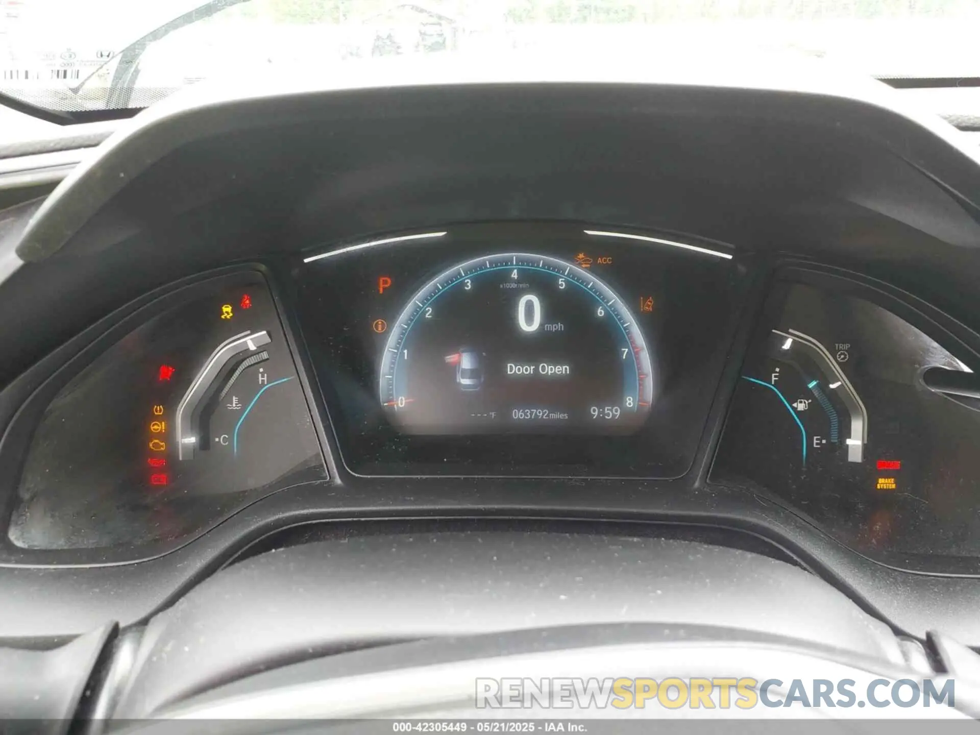 7 fotografías del automóvil dañado 2HGFC2F65LH551129 HONDA CIVIC 2020