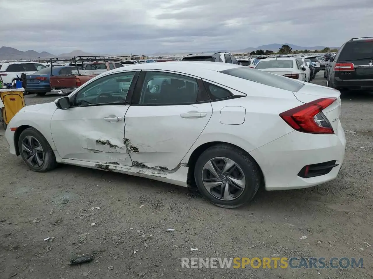 2 fotografías del automóvil dañado 2HGFC2F65LH554922 HONDA CIVIC 2020