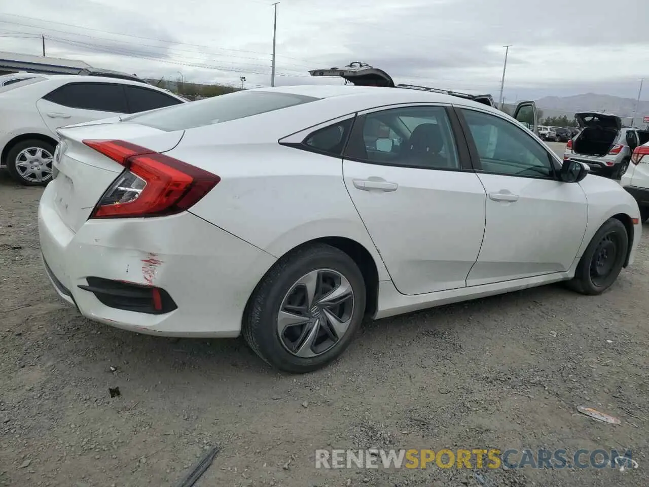 3 fotografías del automóvil dañado 2HGFC2F65LH554922 HONDA CIVIC 2020