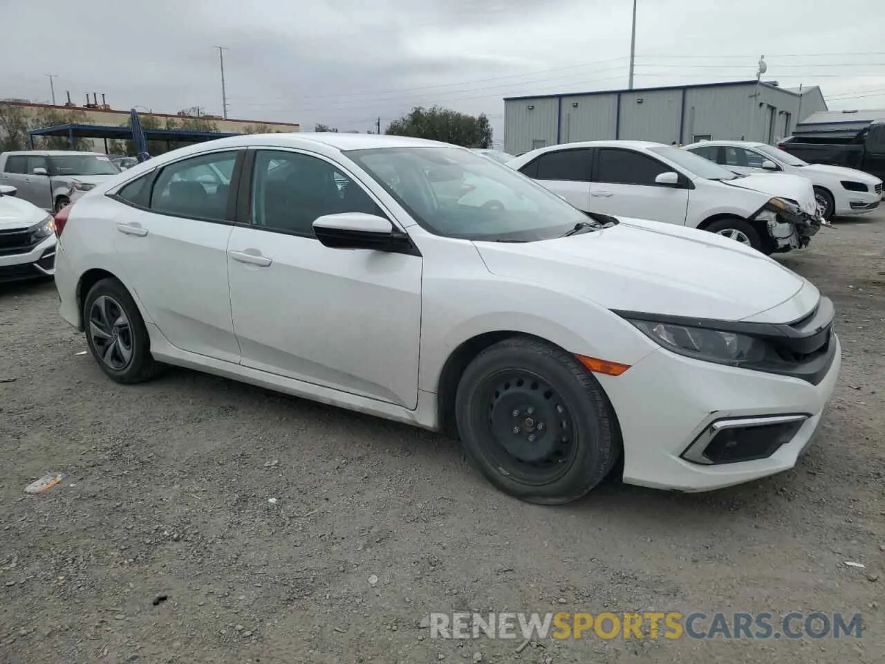 4 fotografías del automóvil dañado 2HGFC2F65LH554922 HONDA CIVIC 2020