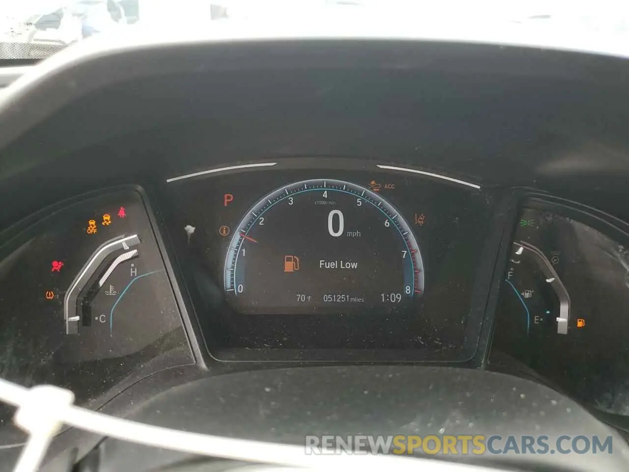 9 fotografías del automóvil dañado 2HGFC2F65LH554922 HONDA CIVIC 2020