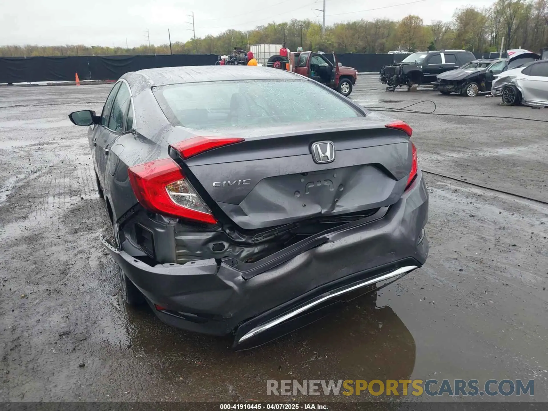6 fotografías del automóvil dañado 2HGFC2F65LH562969 HONDA CIVIC 2020