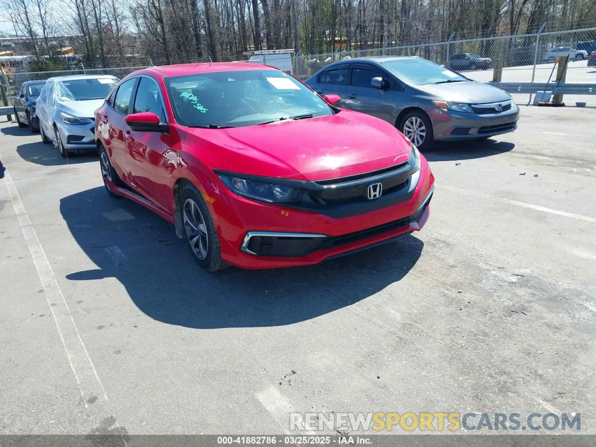 1 fotografías del automóvil dañado 2HGFC2F65LH594272 HONDA CIVIC 2020