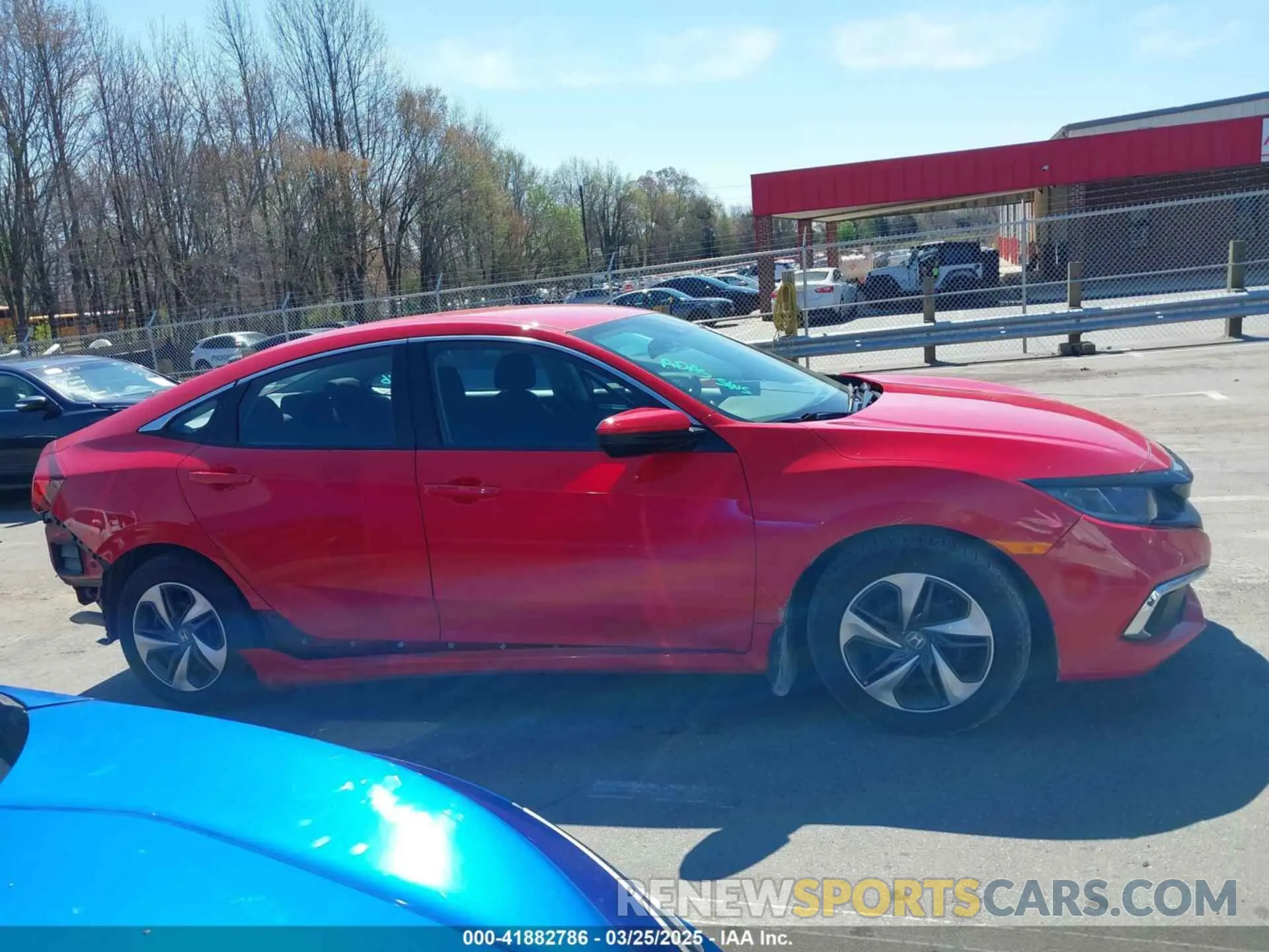 14 fotografías del automóvil dañado 2HGFC2F65LH594272 HONDA CIVIC 2020