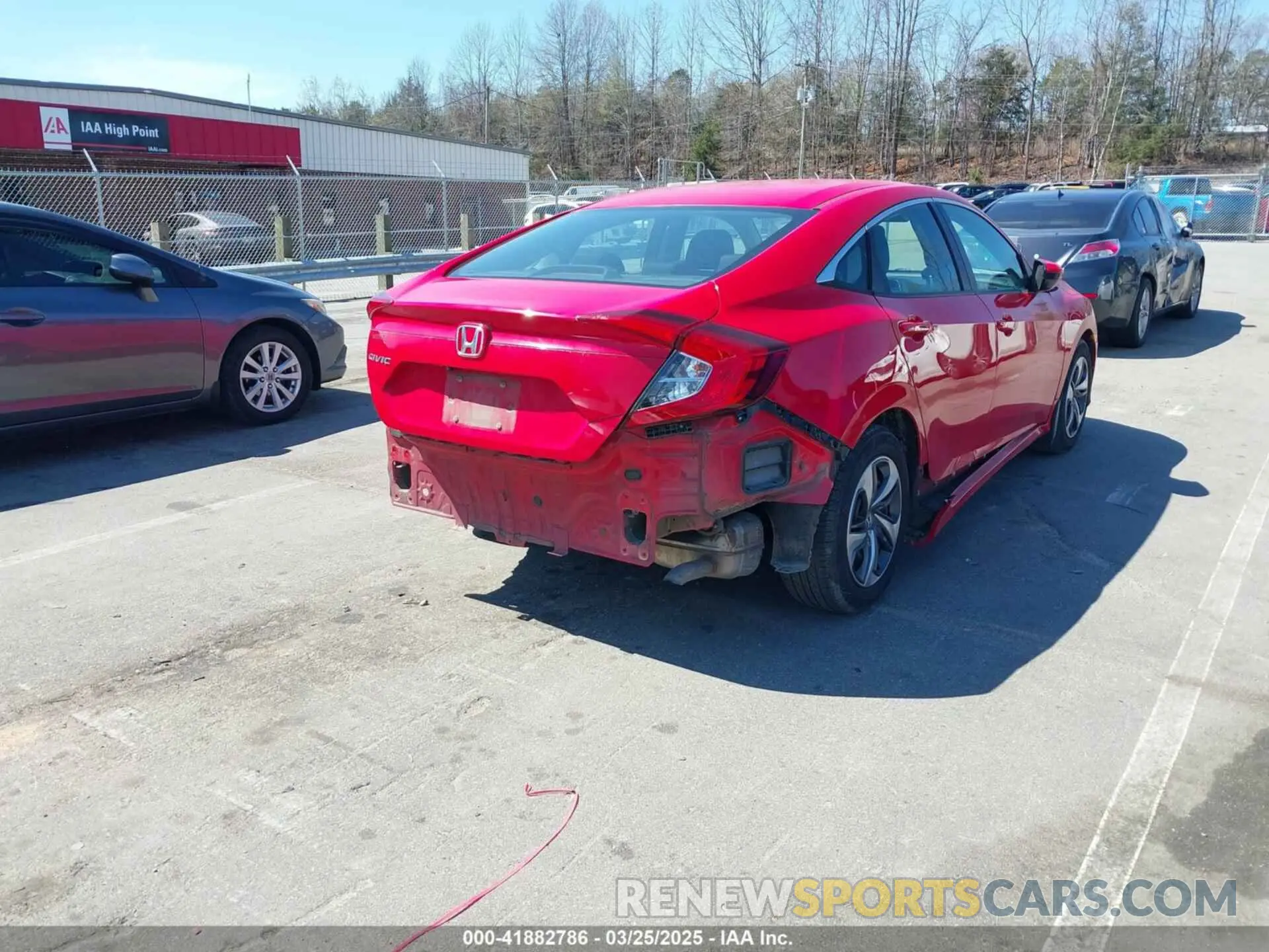 4 fotografías del automóvil dañado 2HGFC2F65LH594272 HONDA CIVIC 2020