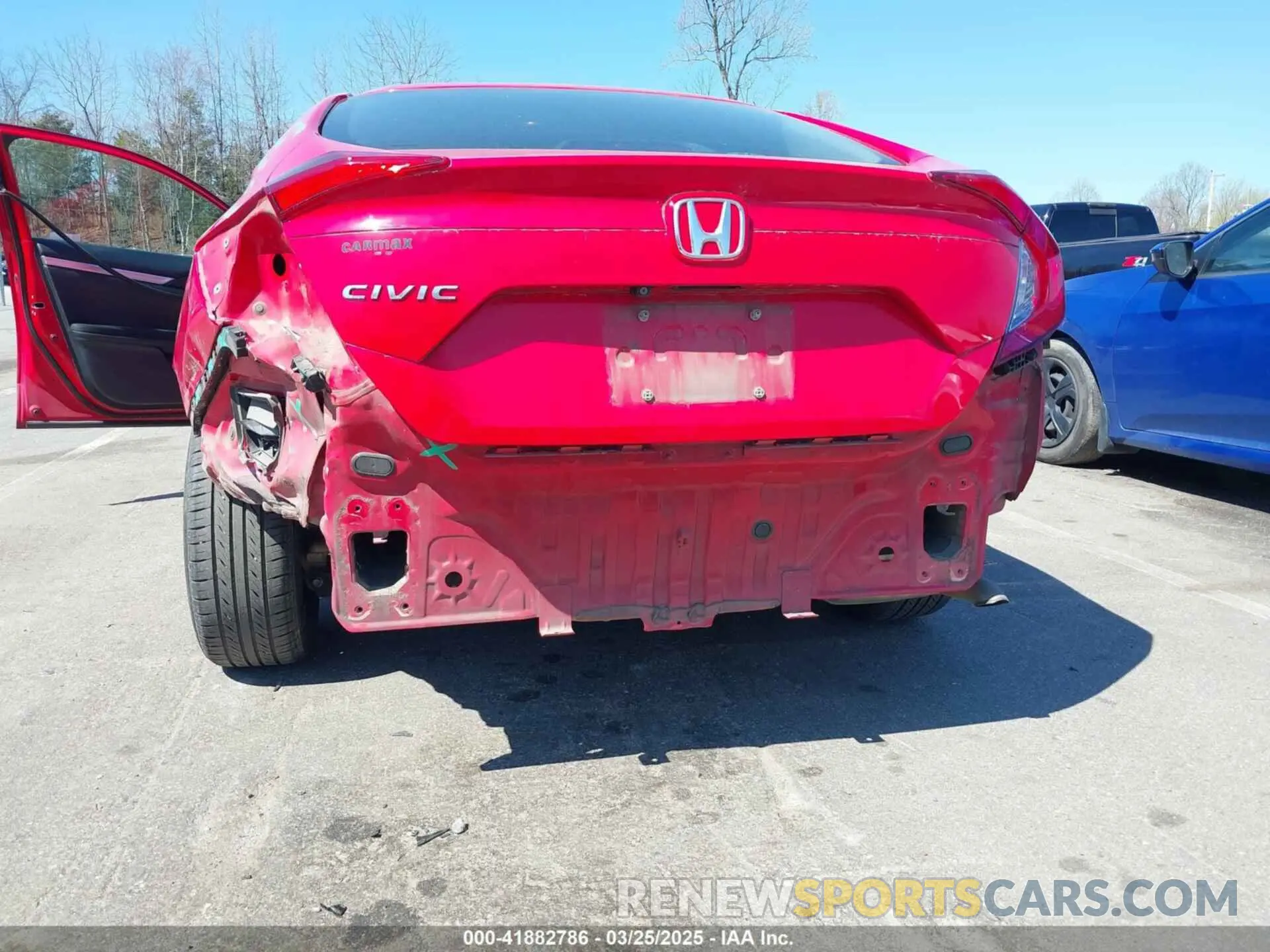 6 fotografías del automóvil dañado 2HGFC2F65LH594272 HONDA CIVIC 2020