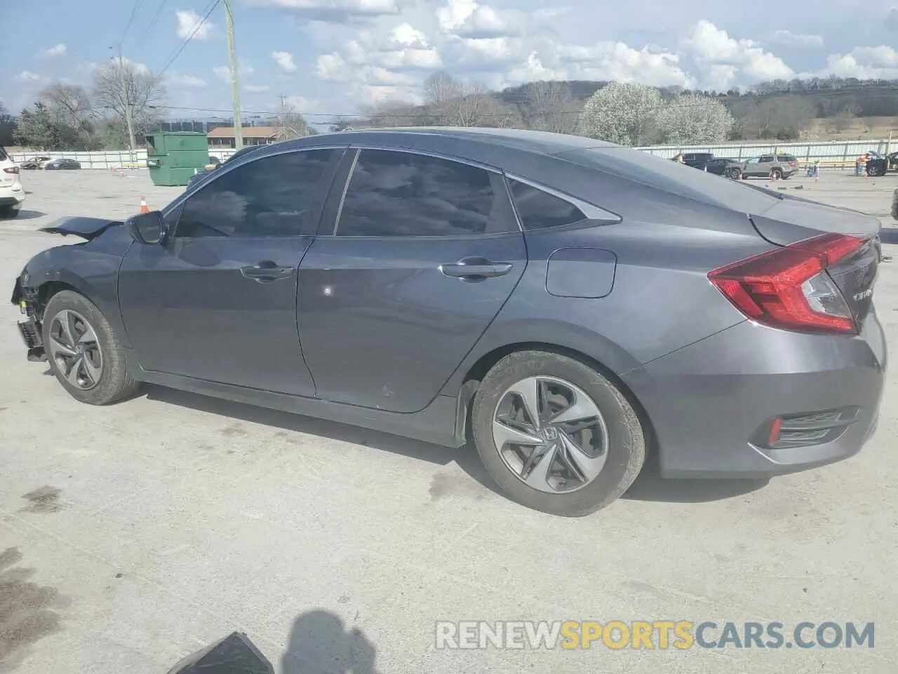 2 fotografías del automóvil dañado 2HGFC2F66LH505986 HONDA CIVIC 2020