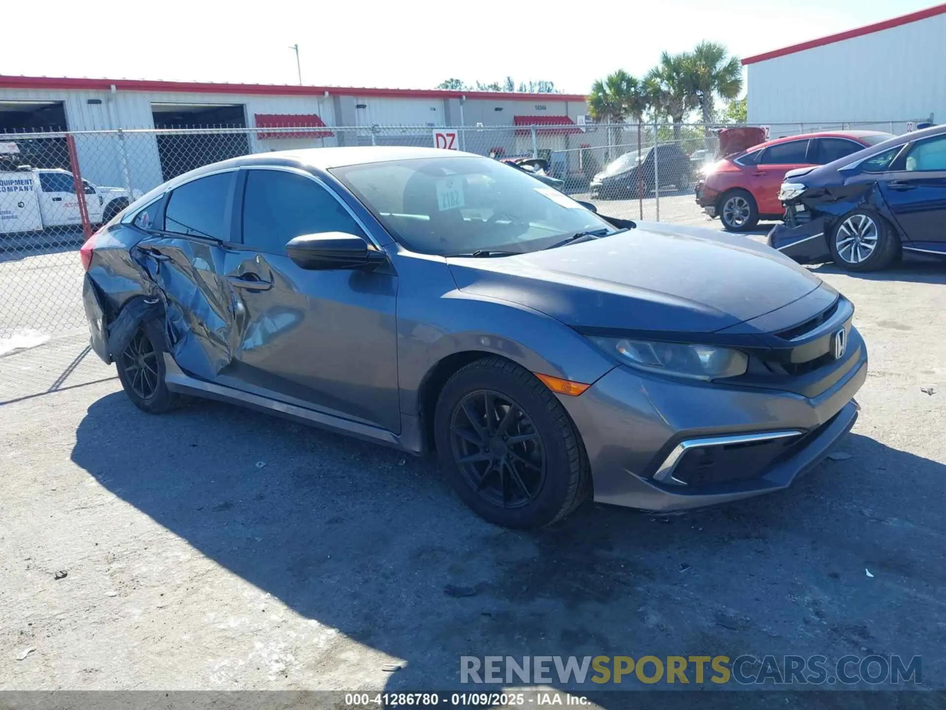 1 fotografías del automóvil dañado 2HGFC2F66LH513697 HONDA CIVIC 2020