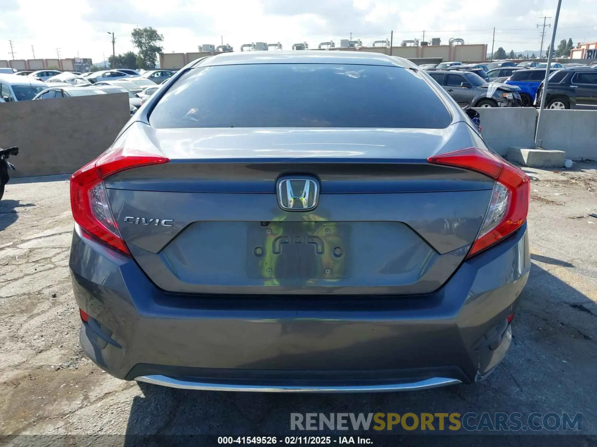 16 fotografías del automóvil dañado 2HGFC2F66LH530967 HONDA CIVIC 2020