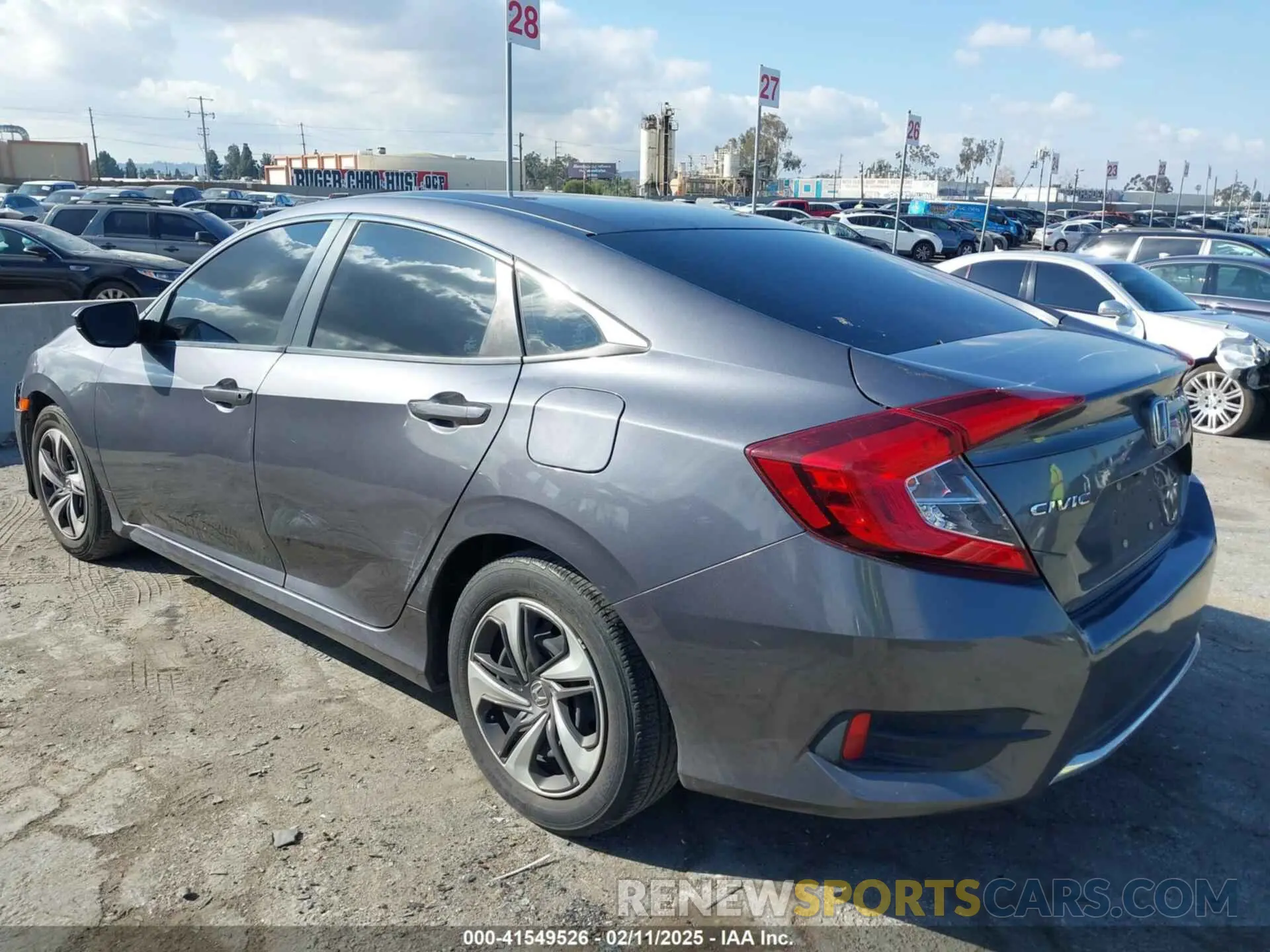 3 fotografías del automóvil dañado 2HGFC2F66LH530967 HONDA CIVIC 2020