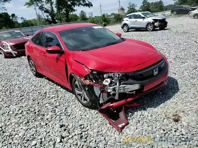 13 fotografías del automóvil dañado 2HGFC2F66LH539247 HONDA CIVIC 2020