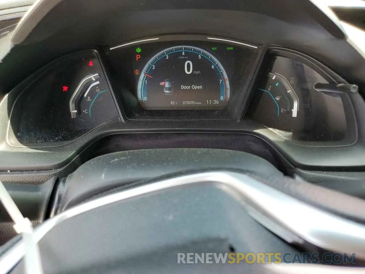 9 fotografías del automóvil dañado 2HGFC2F66LH539247 HONDA CIVIC 2020