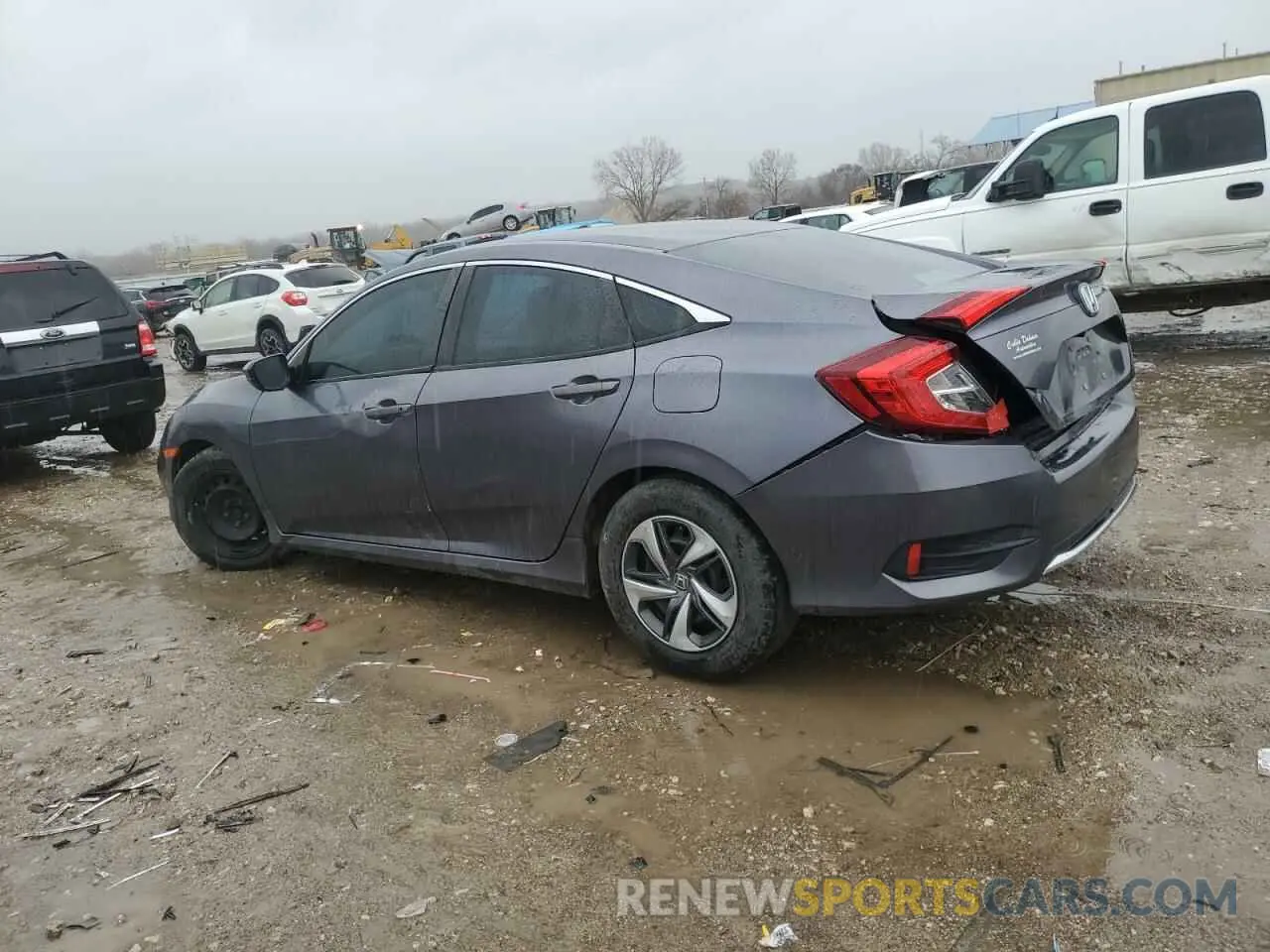 2 fotografías del automóvil dañado 2HGFC2F66LH552791 HONDA CIVIC 2020