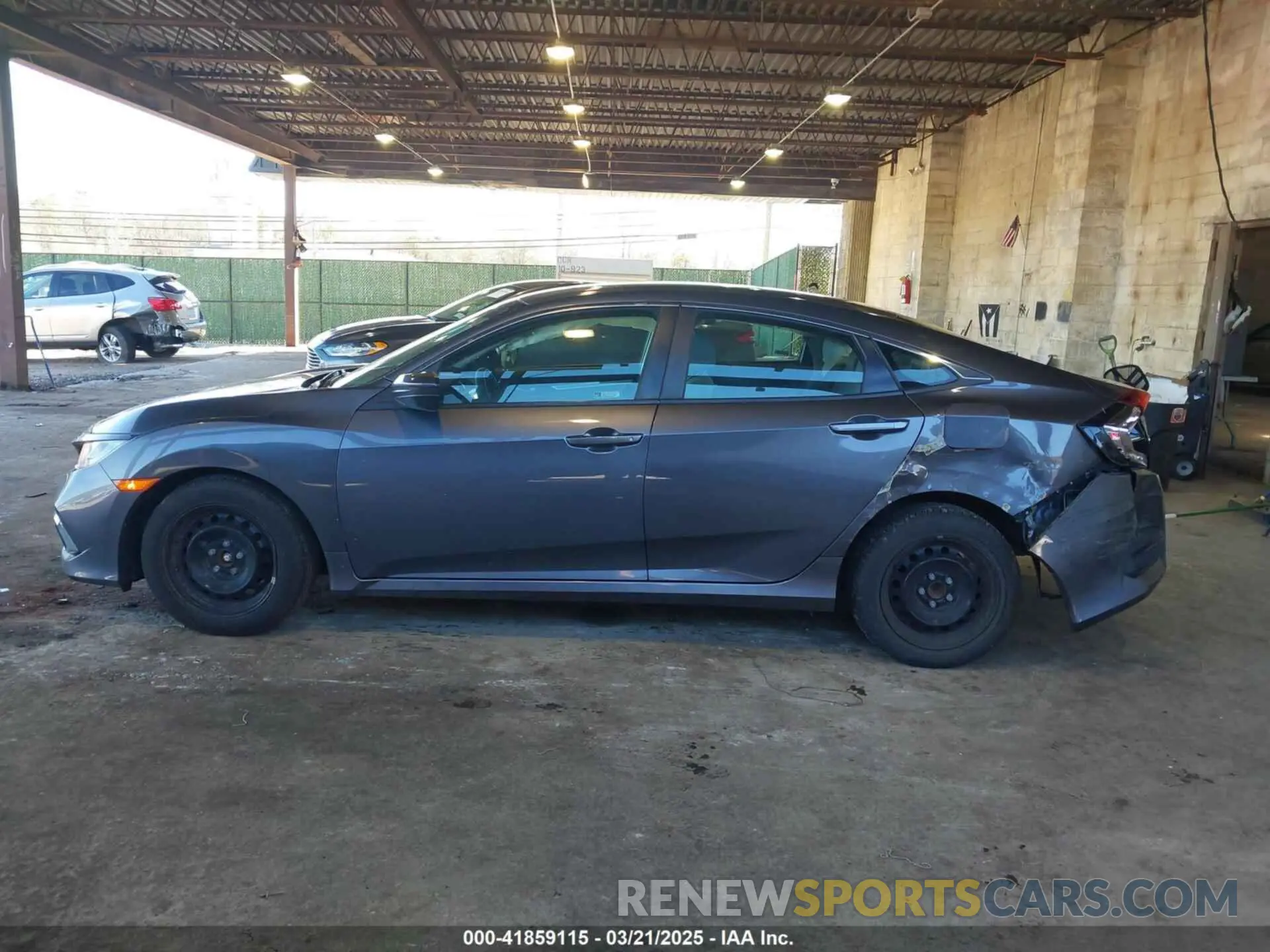 14 fotografías del automóvil dañado 2HGFC2F66LH554007 HONDA CIVIC 2020