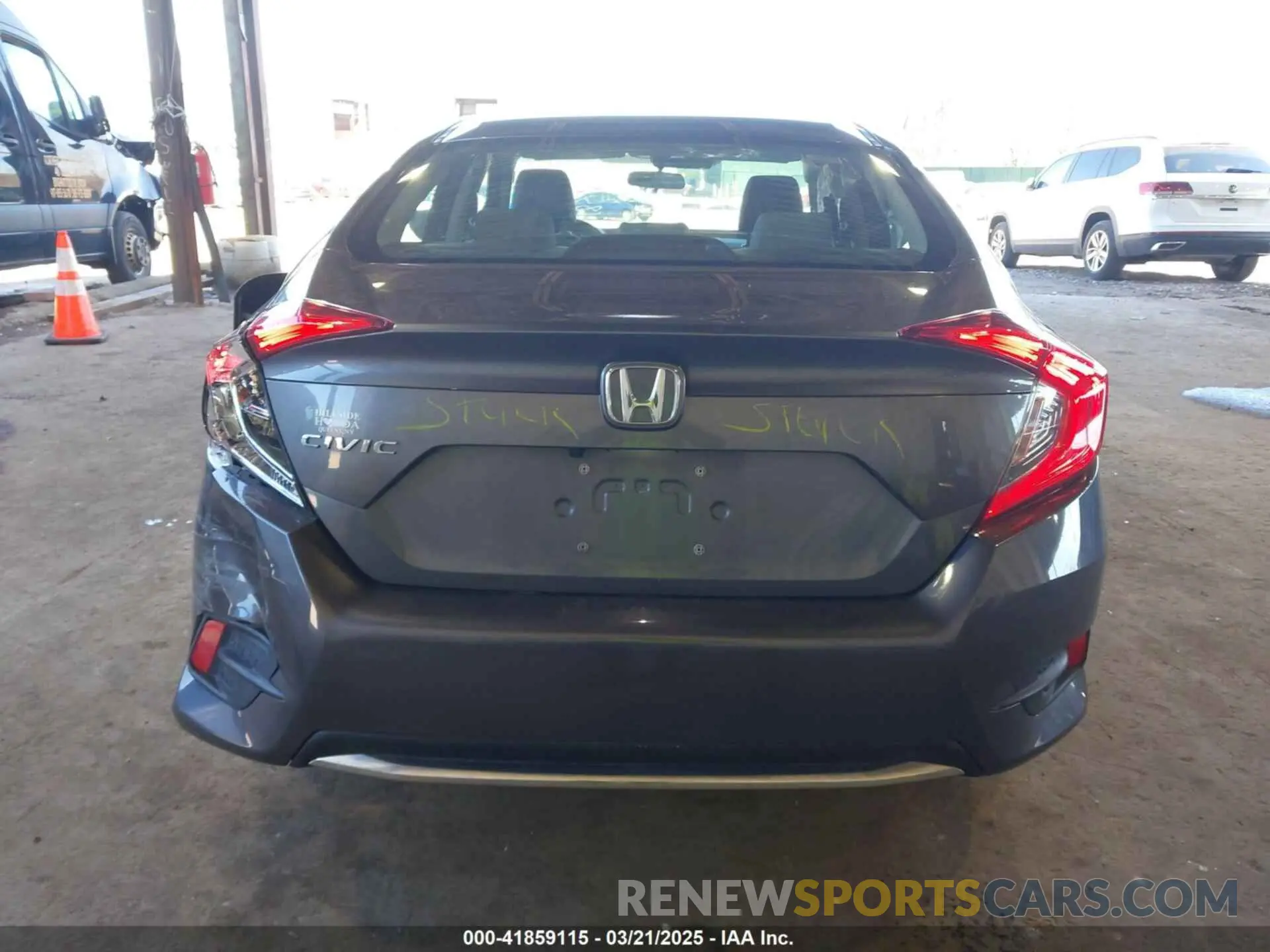 16 fotografías del automóvil dañado 2HGFC2F66LH554007 HONDA CIVIC 2020
