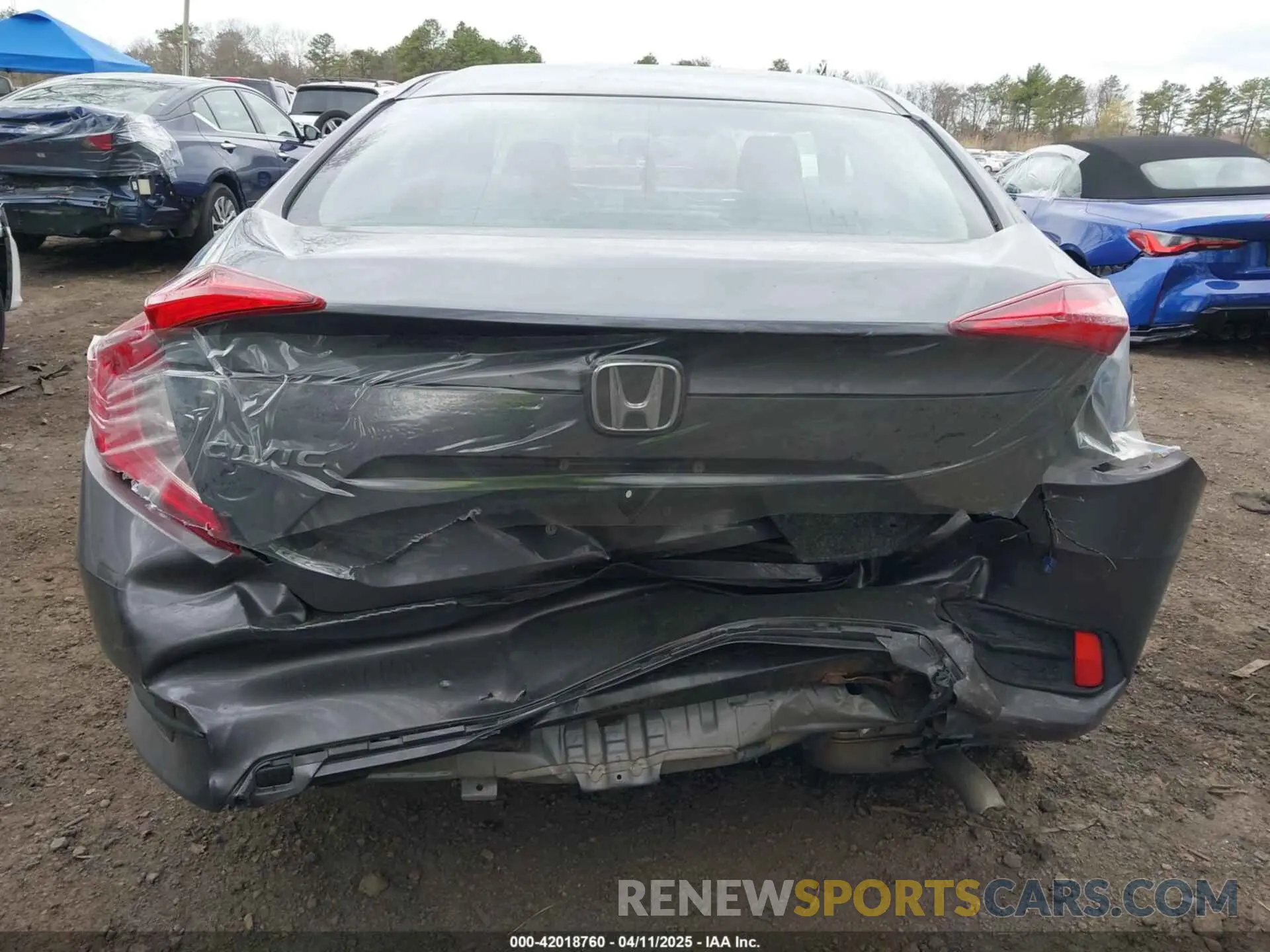 16 fotografías del automóvil dañado 2HGFC2F66LH556906 HONDA CIVIC 2020