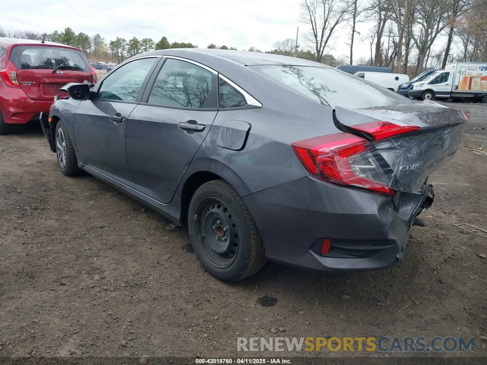 3 fotografías del automóvil dañado 2HGFC2F66LH556906 HONDA CIVIC 2020