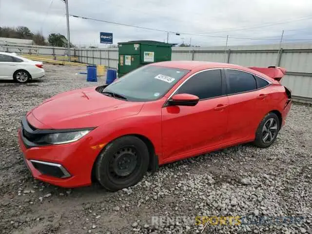 1 fotografías del automóvil dañado 2HGFC2F66LH560194 HONDA CIVIC 2020