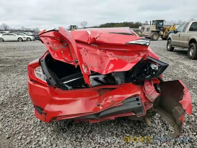 6 fotografías del automóvil dañado 2HGFC2F66LH560194 HONDA CIVIC 2020