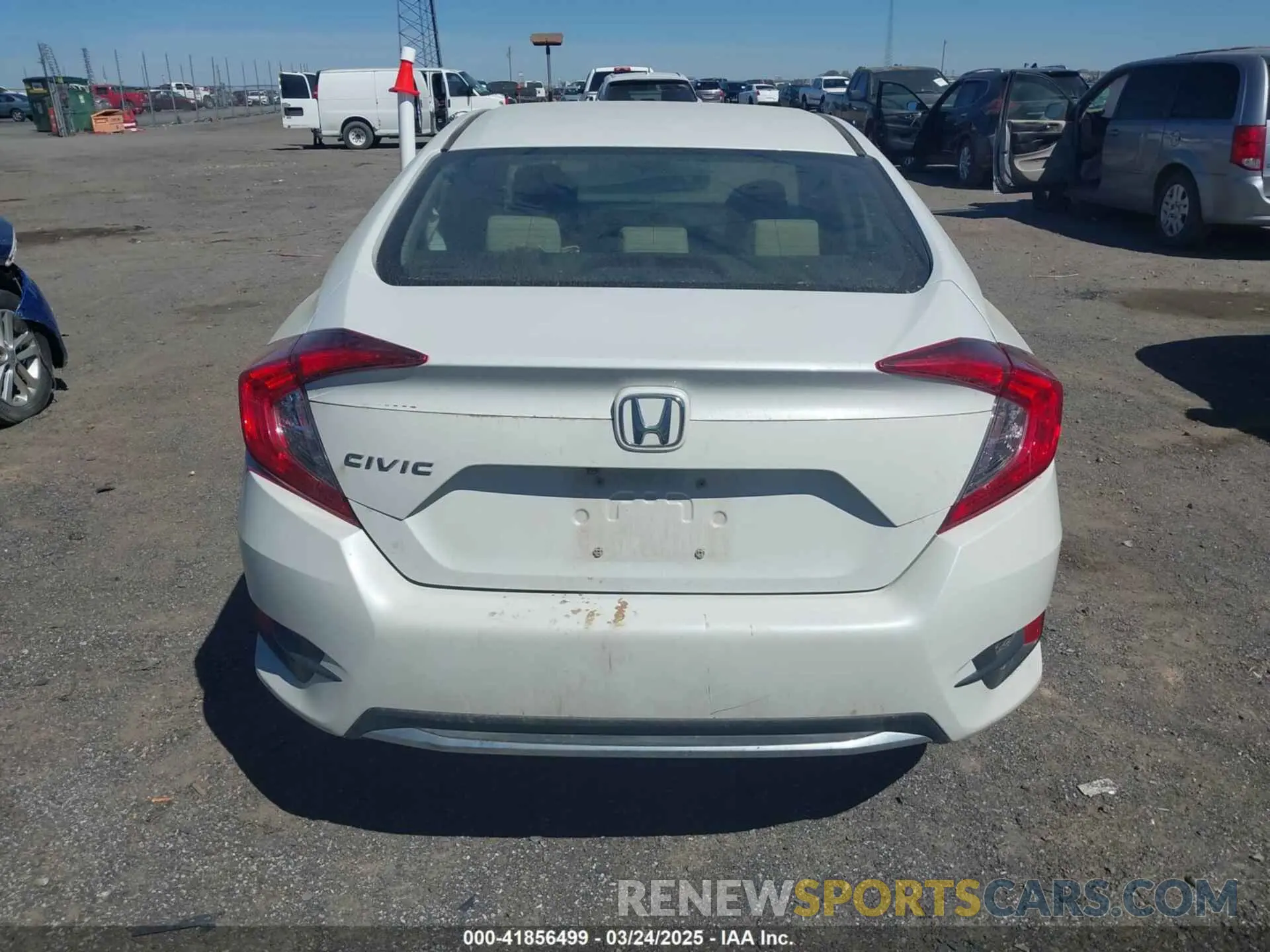 15 fotografías del automóvil dañado 2HGFC2F66LH568747 HONDA CIVIC 2020