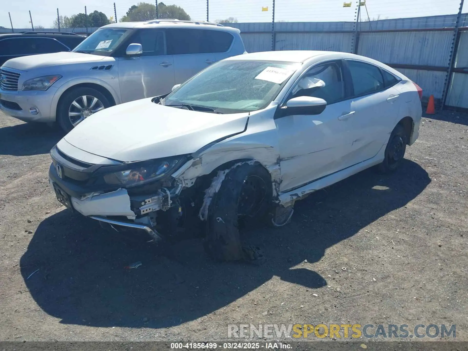 2 fotografías del automóvil dañado 2HGFC2F66LH568747 HONDA CIVIC 2020