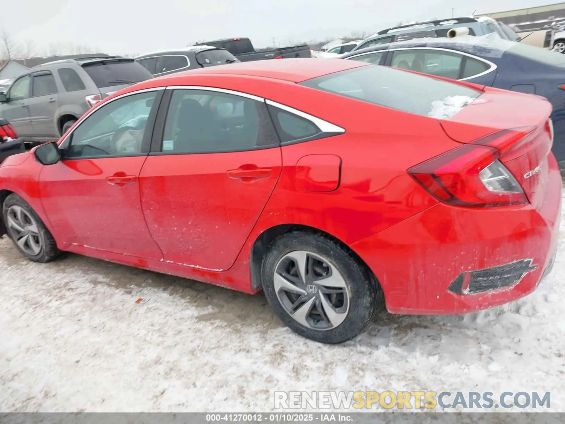 14 fotografías del automóvil dañado 2HGFC2F67LH516074 HONDA CIVIC 2020