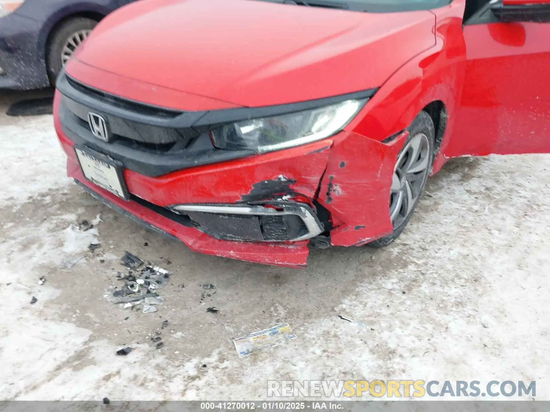 6 fotografías del automóvil dañado 2HGFC2F67LH516074 HONDA CIVIC 2020