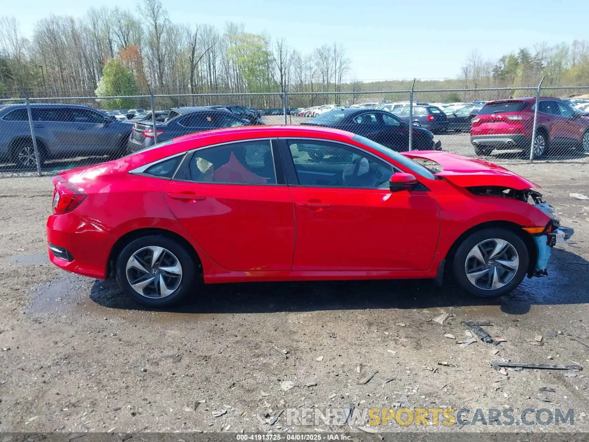 14 fotografías del automóvil dañado 2HGFC2F67LH553299 HONDA CIVIC 2020
