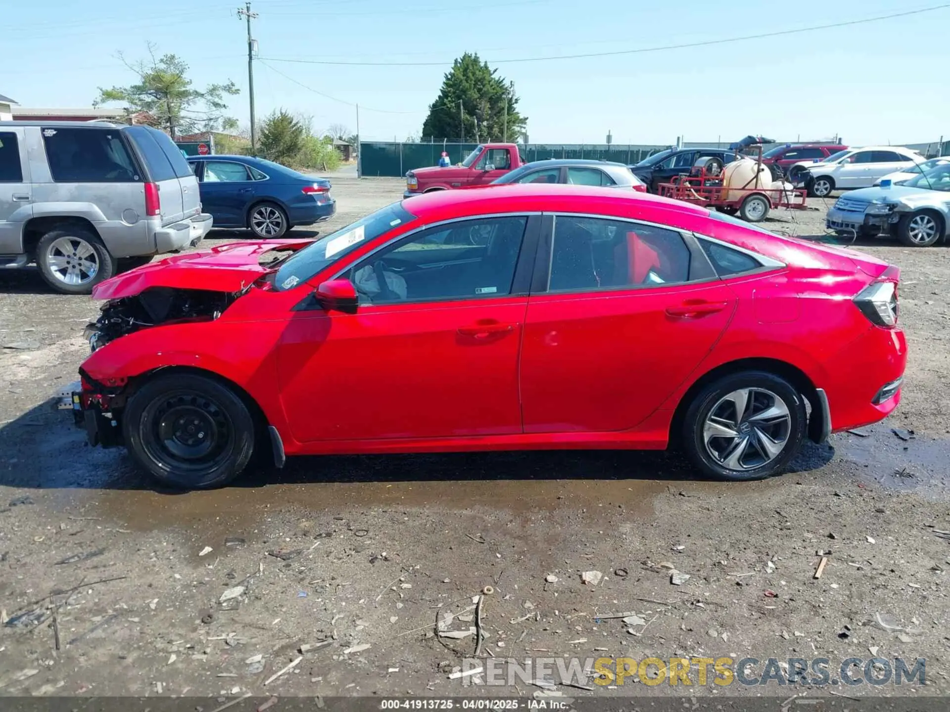 15 fotografías del automóvil dañado 2HGFC2F67LH553299 HONDA CIVIC 2020