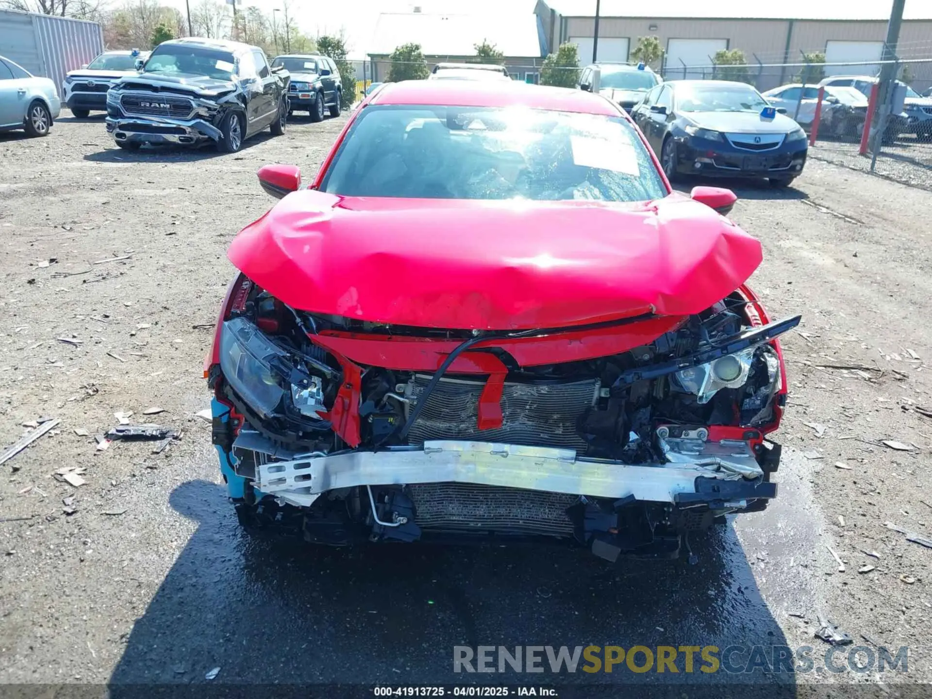 6 fotografías del automóvil dañado 2HGFC2F67LH553299 HONDA CIVIC 2020