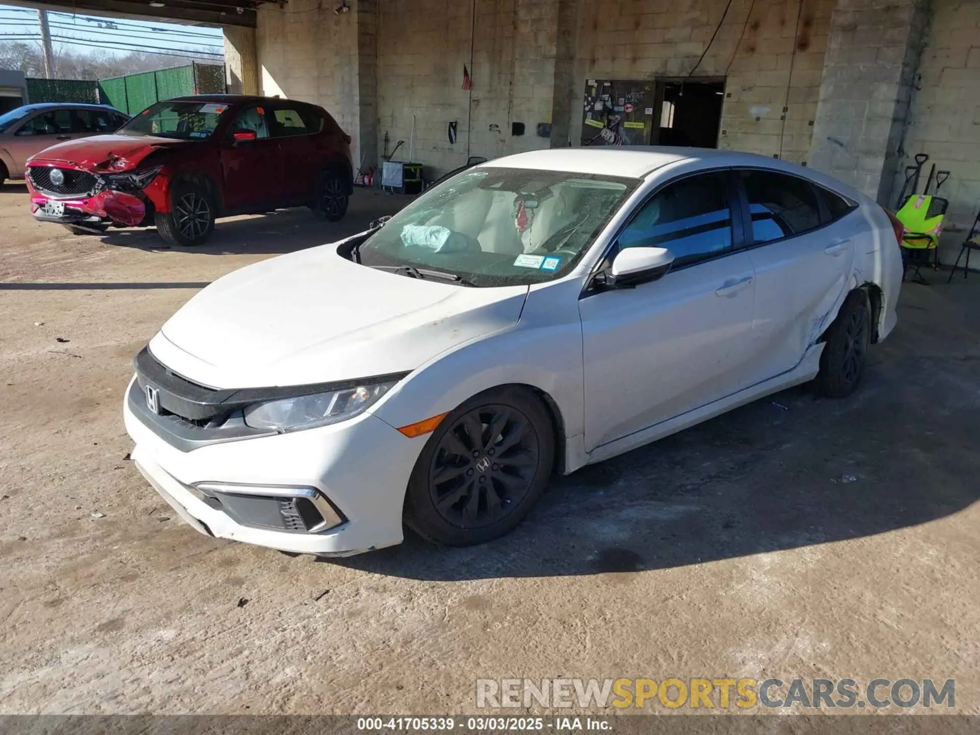 2 fotografías del automóvil dañado 2HGFC2F67LH568319 HONDA CIVIC 2020