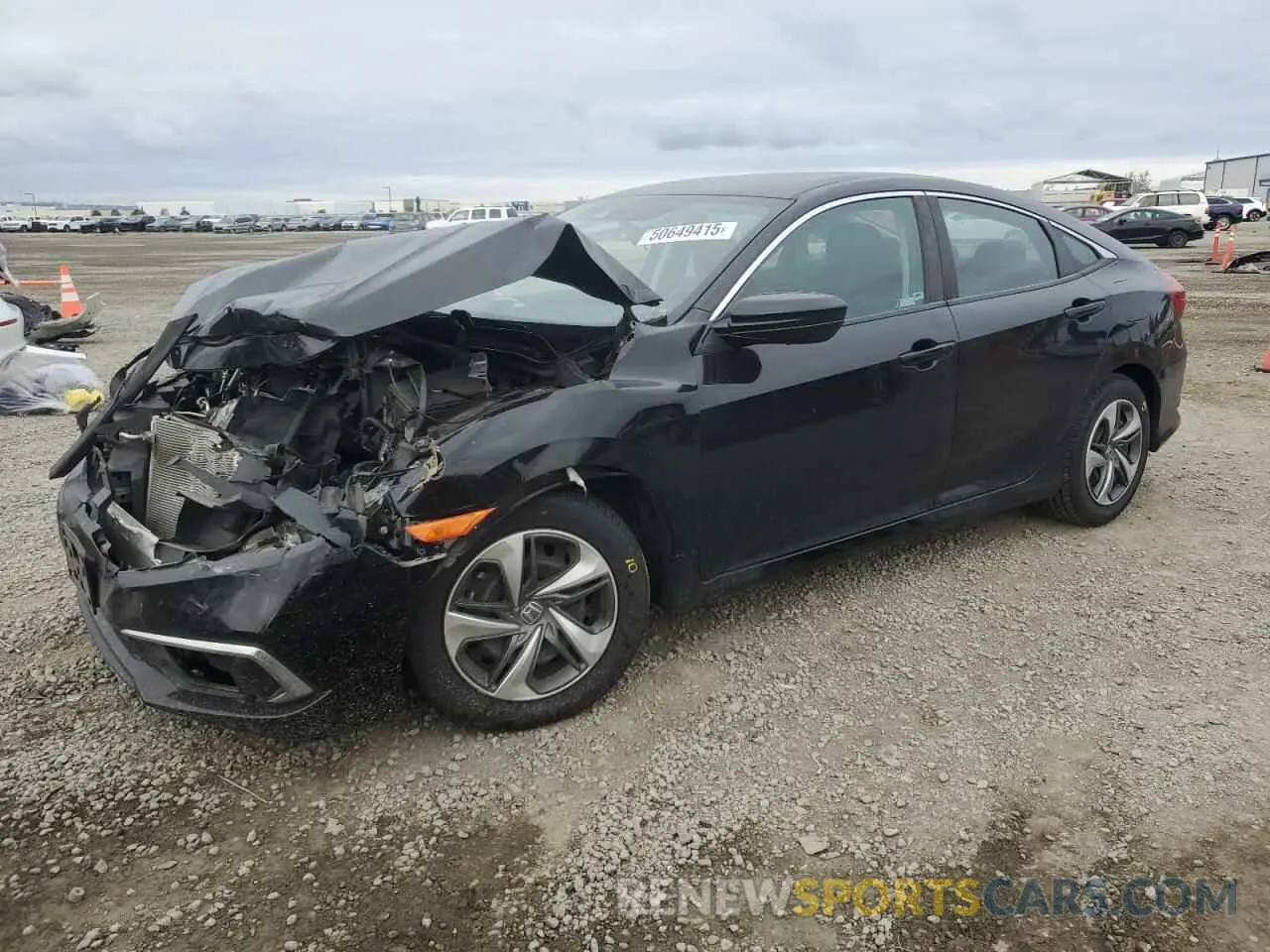 1 fotografías del automóvil dañado 2HGFC2F68LH503804 HONDA CIVIC 2020