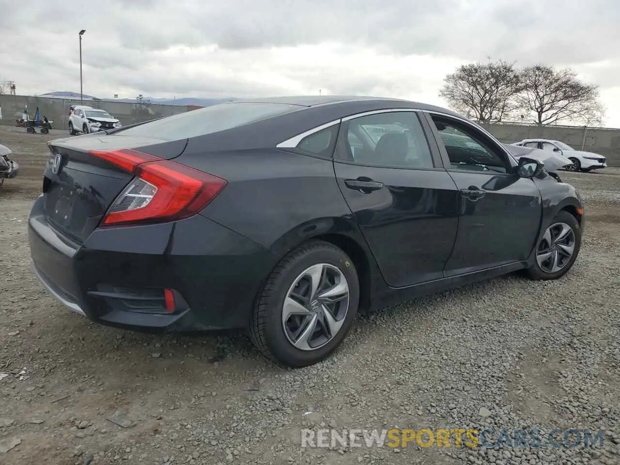 3 fotografías del automóvil dañado 2HGFC2F68LH503804 HONDA CIVIC 2020