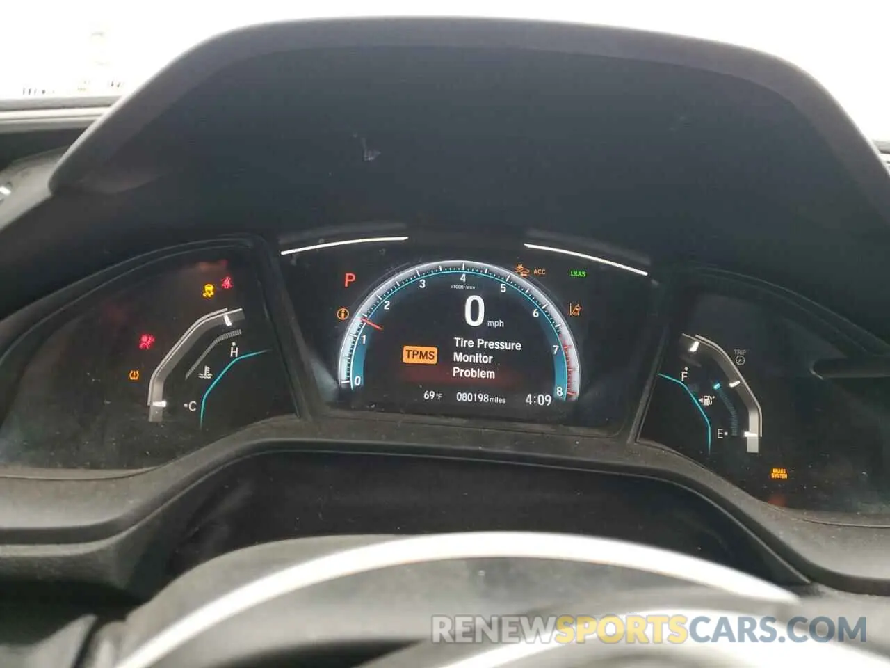 9 fotografías del automóvil dañado 2HGFC2F68LH511921 HONDA CIVIC 2020