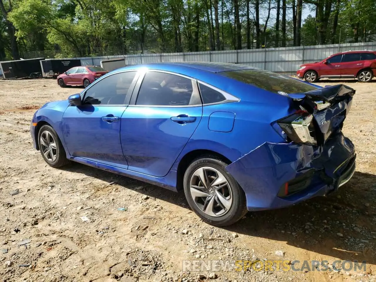 2 fotografías del automóvil dañado 2HGFC2F68LH519324 HONDA CIVIC 2020