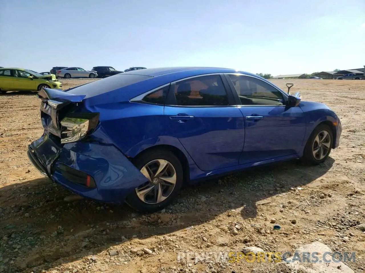 3 fotografías del automóvil dañado 2HGFC2F68LH519324 HONDA CIVIC 2020