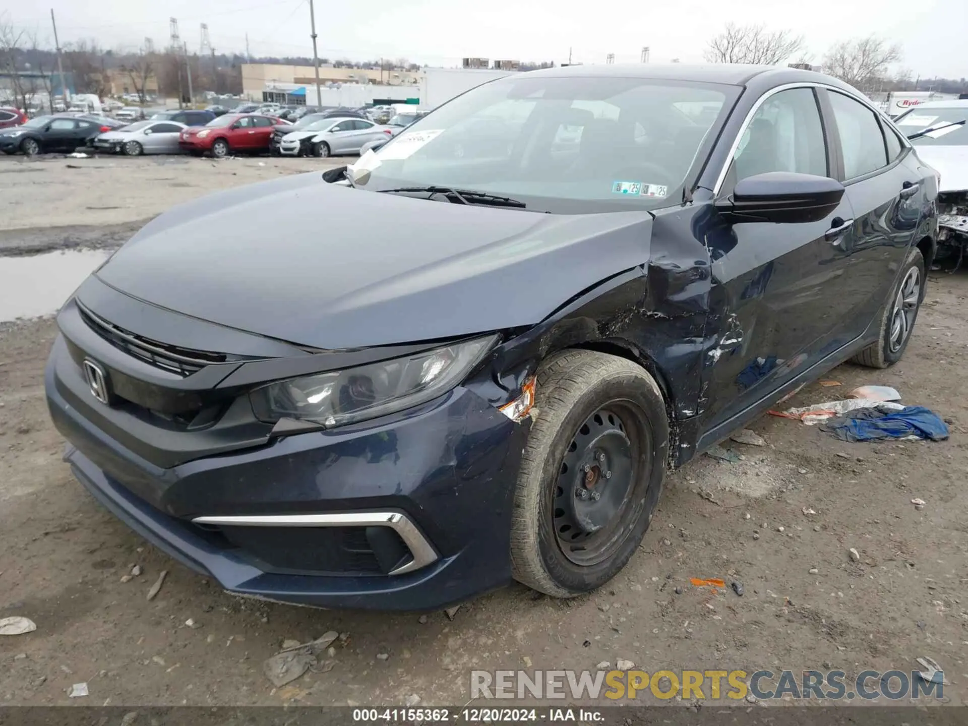6 fotografías del automóvil dañado 2HGFC2F68LH522305 HONDA CIVIC 2020