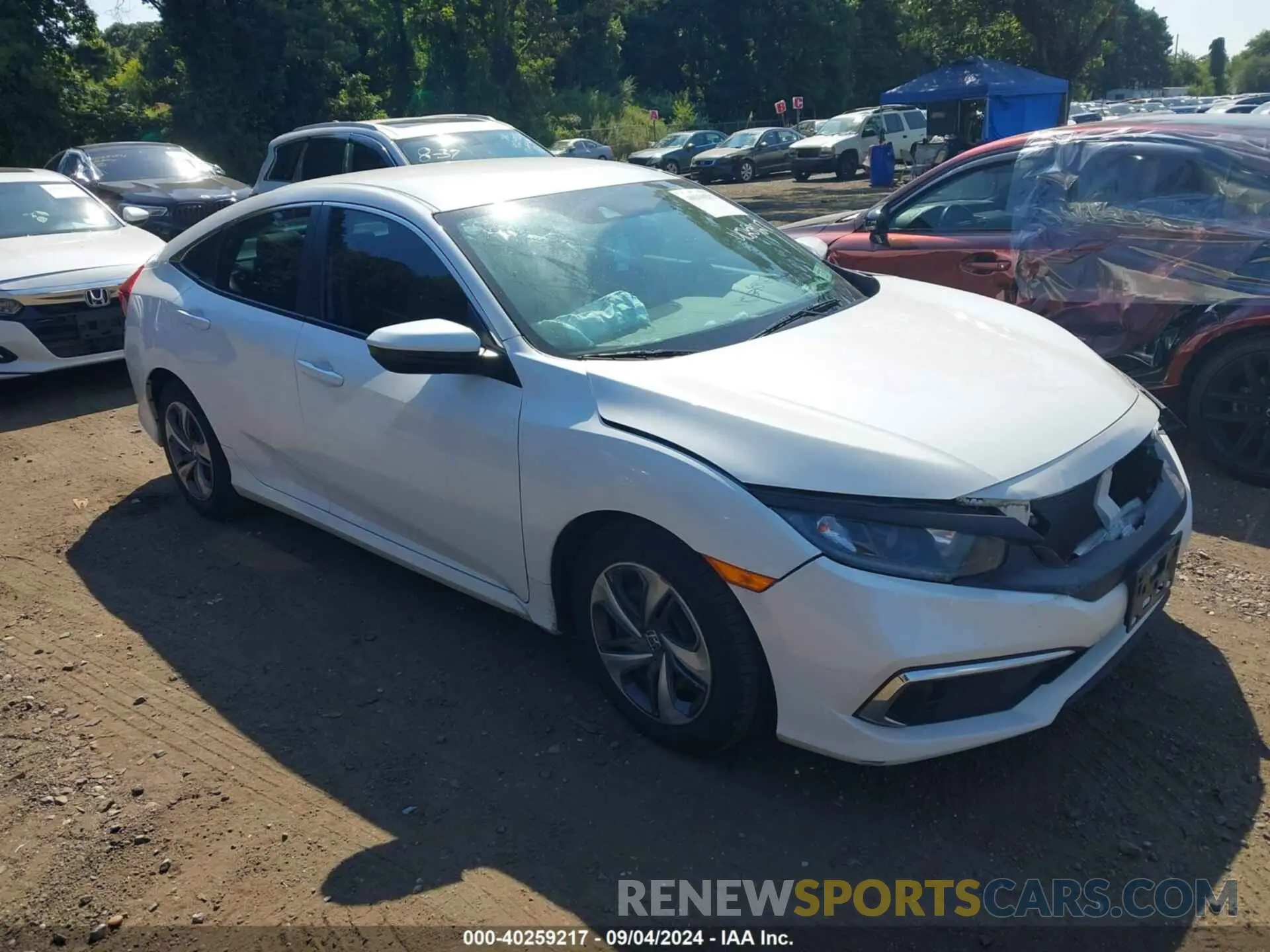 1 fotografías del automóvil dañado 2HGFC2F68LH528718 HONDA CIVIC 2020