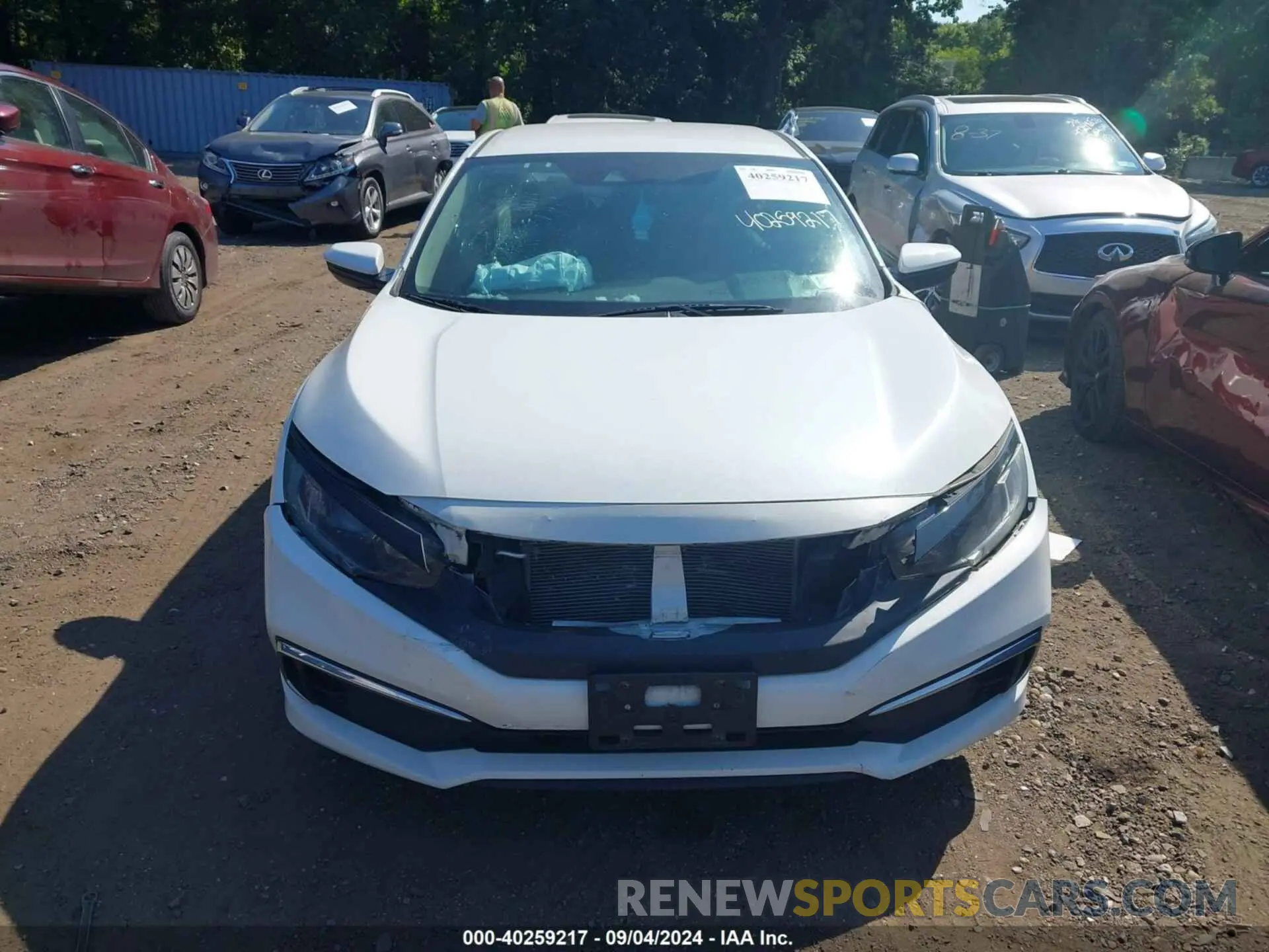 12 fotografías del automóvil dañado 2HGFC2F68LH528718 HONDA CIVIC 2020