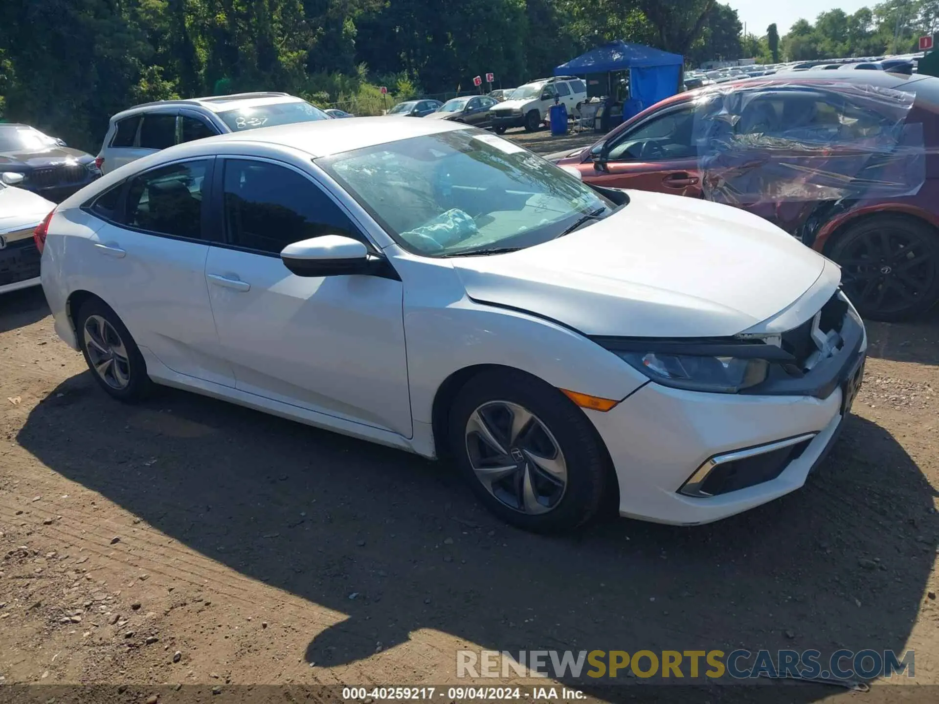 13 fotografías del automóvil dañado 2HGFC2F68LH528718 HONDA CIVIC 2020