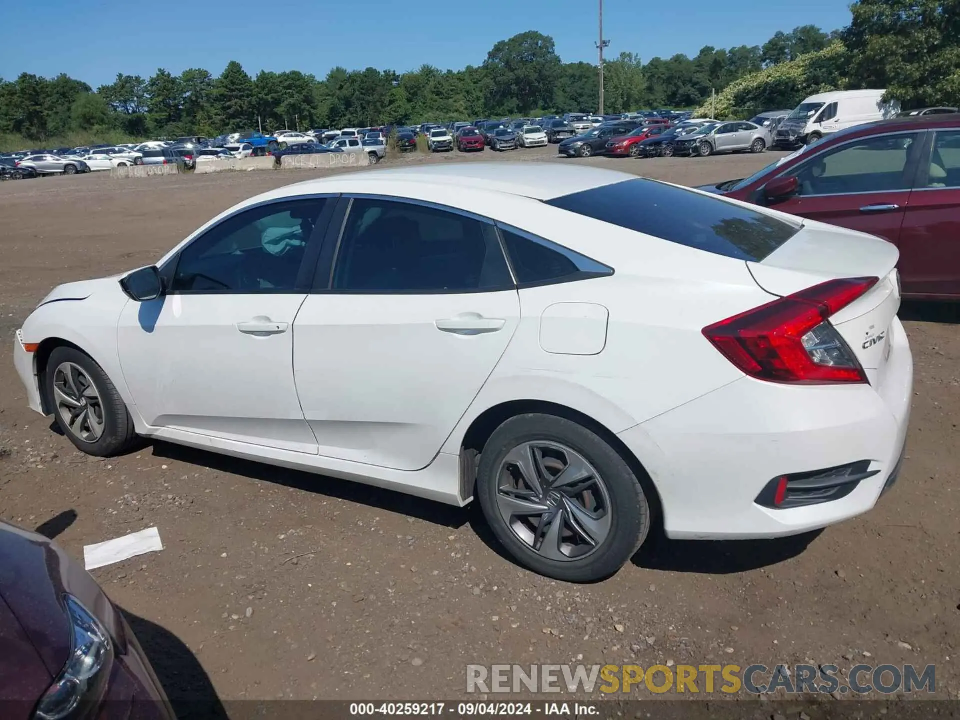 14 fotografías del automóvil dañado 2HGFC2F68LH528718 HONDA CIVIC 2020