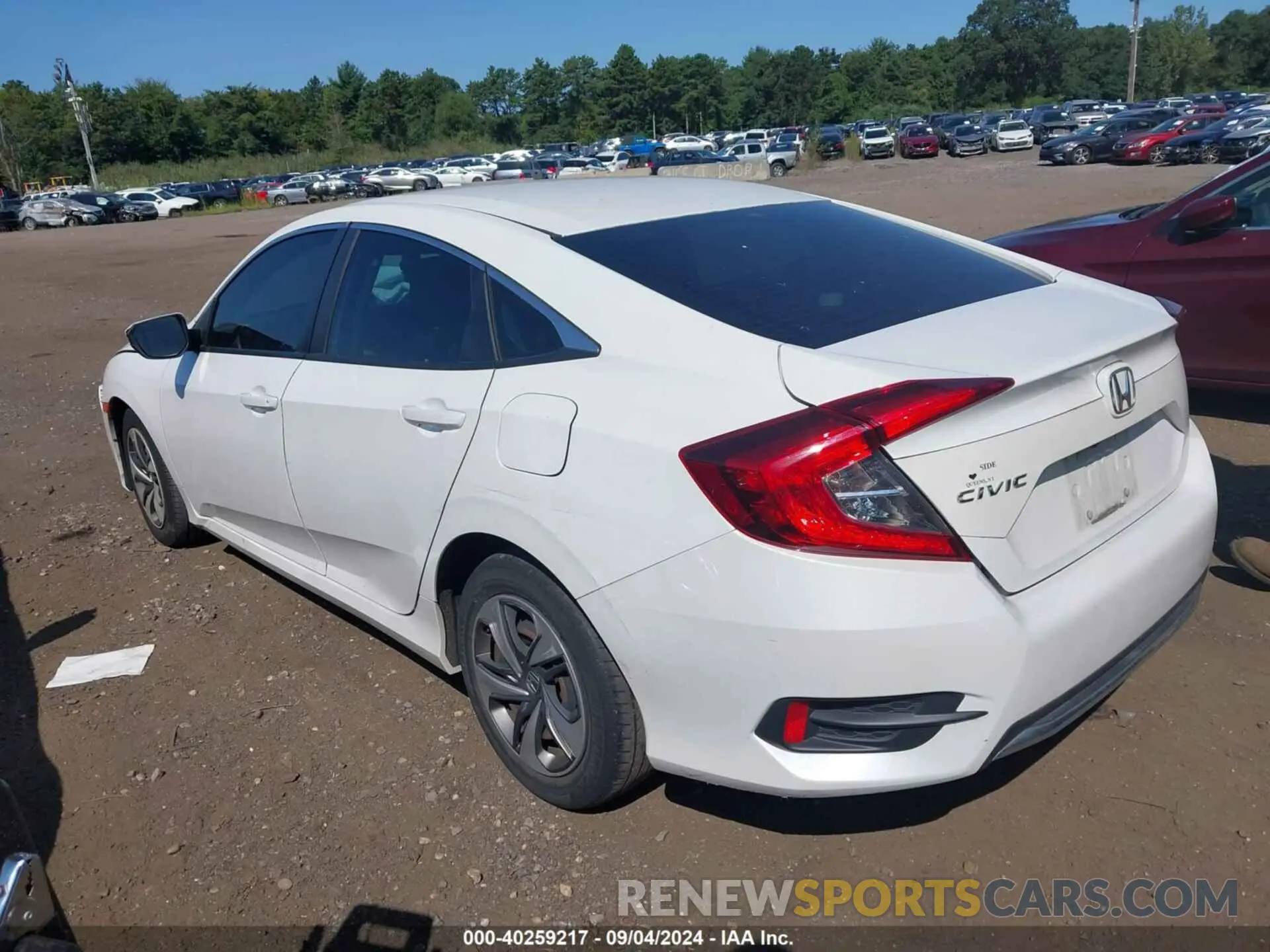 3 fotografías del automóvil dañado 2HGFC2F68LH528718 HONDA CIVIC 2020