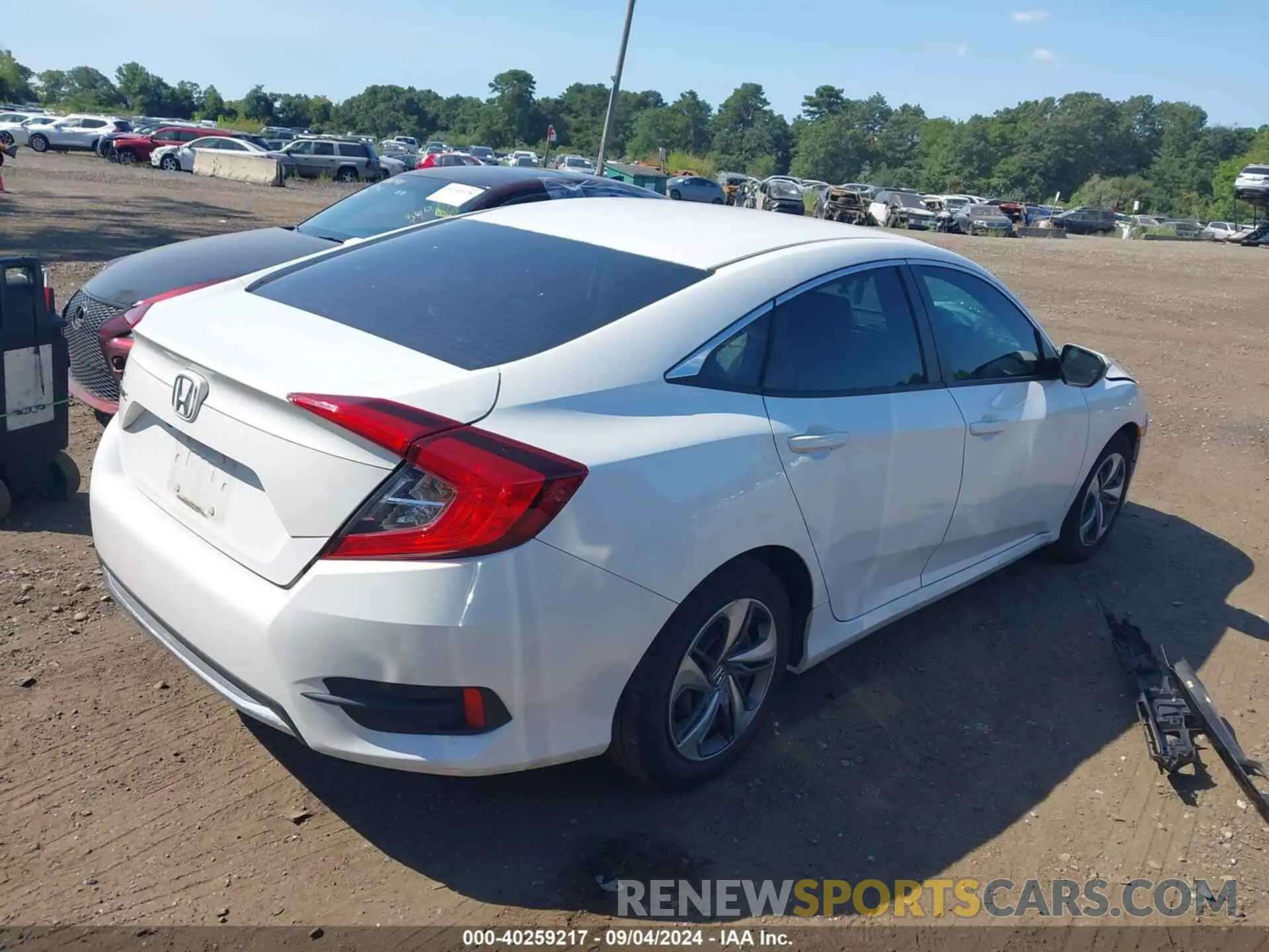 4 fotografías del automóvil dañado 2HGFC2F68LH528718 HONDA CIVIC 2020