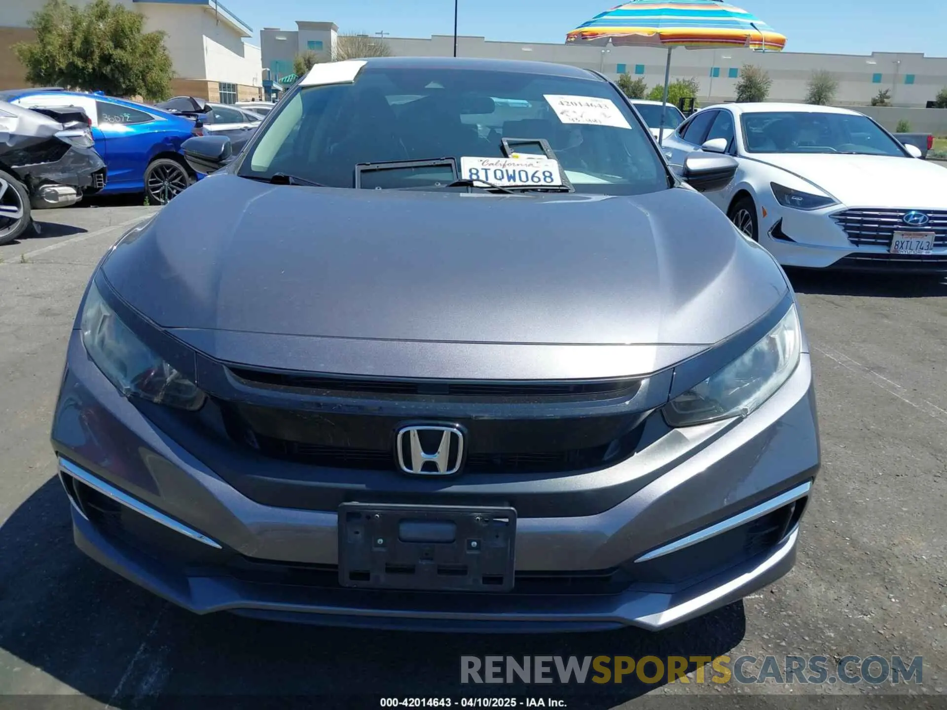 13 fotografías del automóvil dañado 2HGFC2F68LH529688 HONDA CIVIC 2020