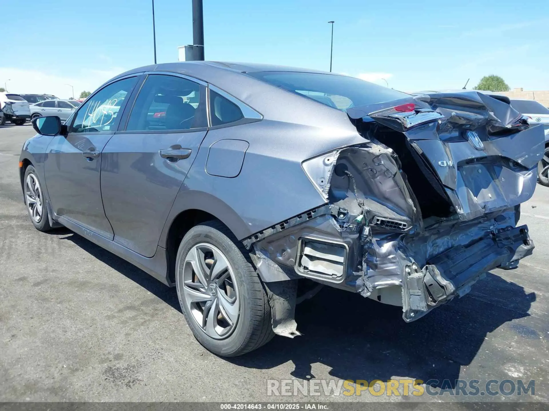 3 fotografías del automóvil dañado 2HGFC2F68LH529688 HONDA CIVIC 2020