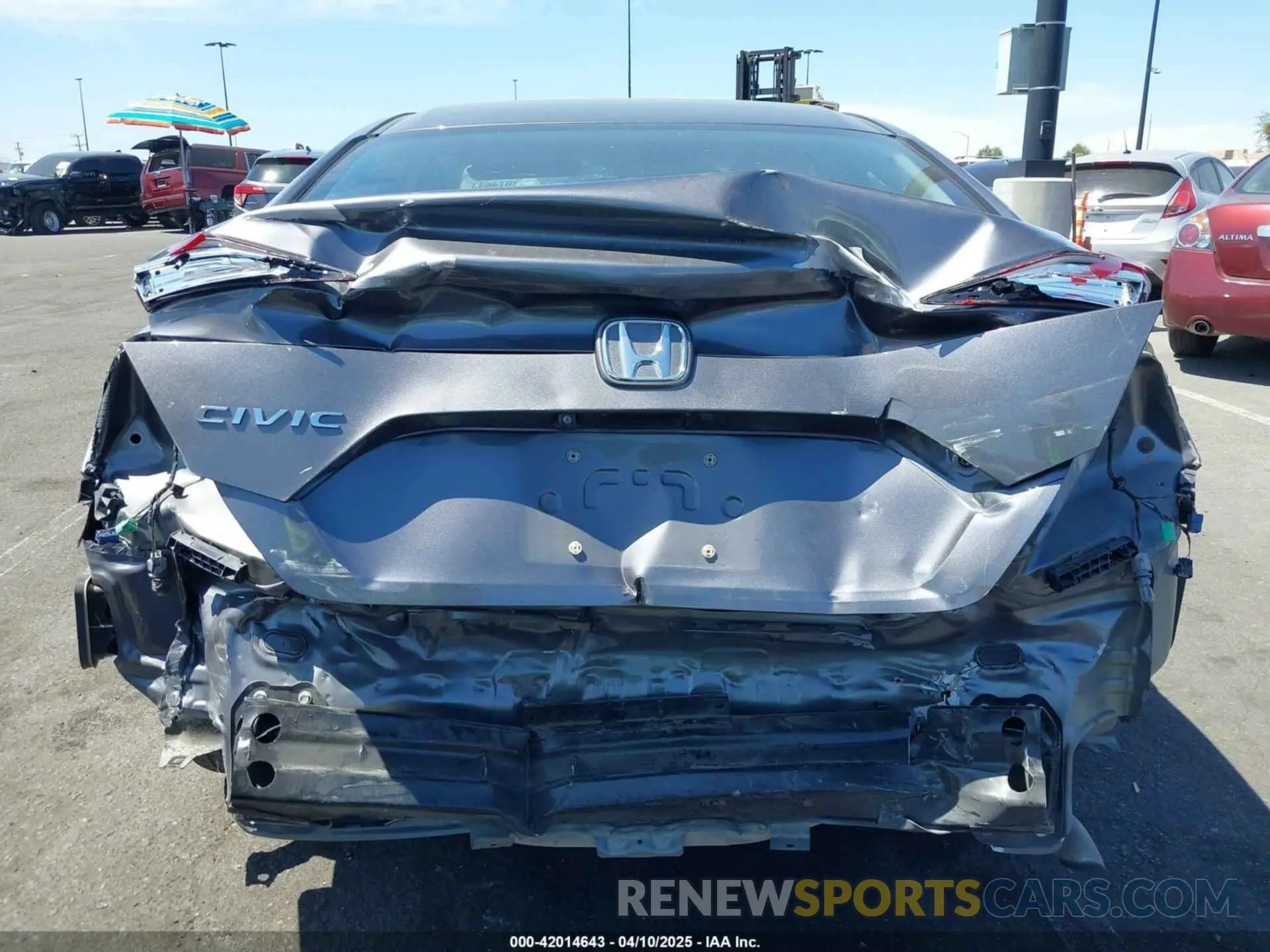 6 fotografías del automóvil dañado 2HGFC2F68LH529688 HONDA CIVIC 2020