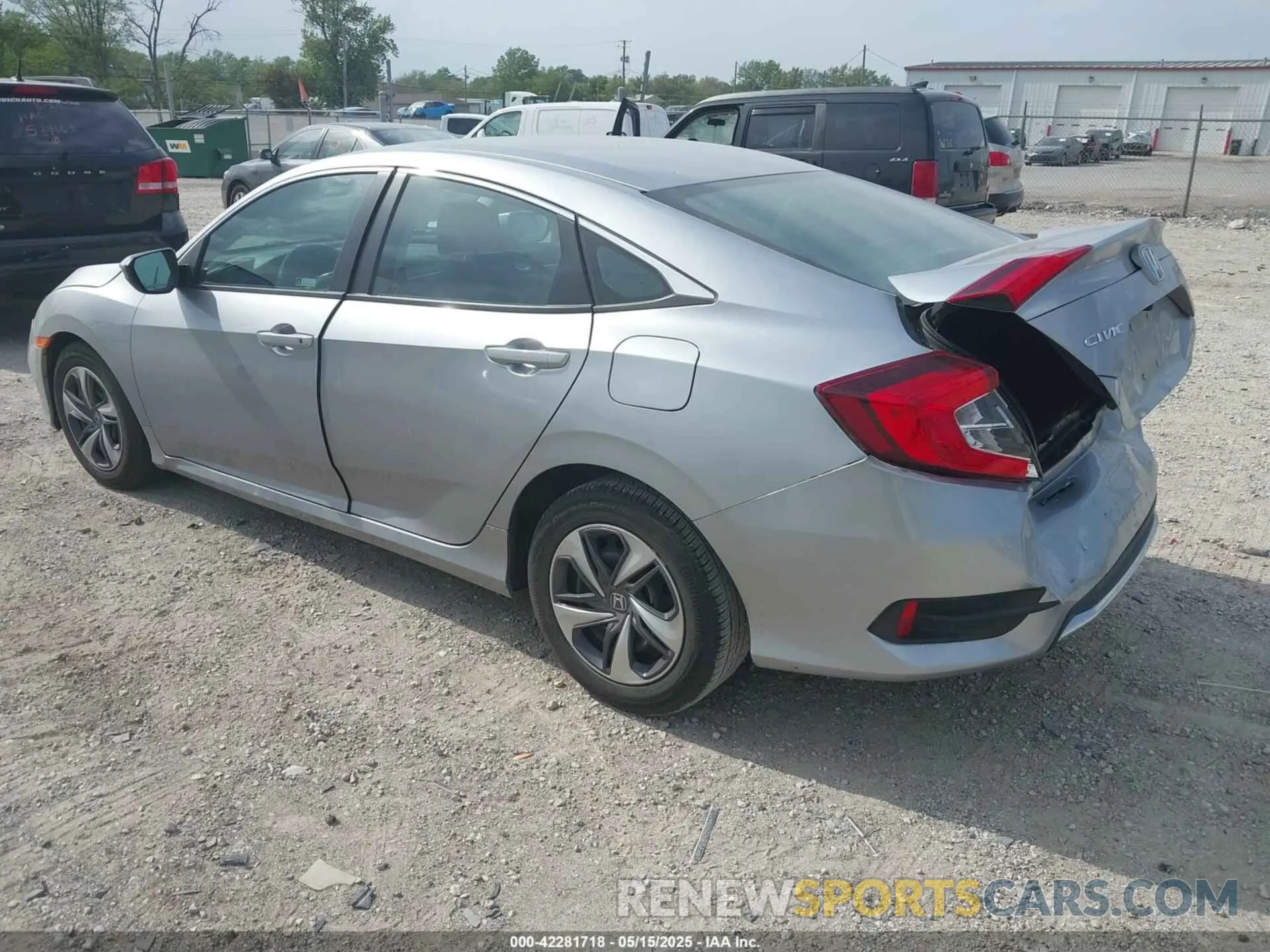 3 fotografías del automóvil dañado 2HGFC2F68LH553201 HONDA CIVIC 2020