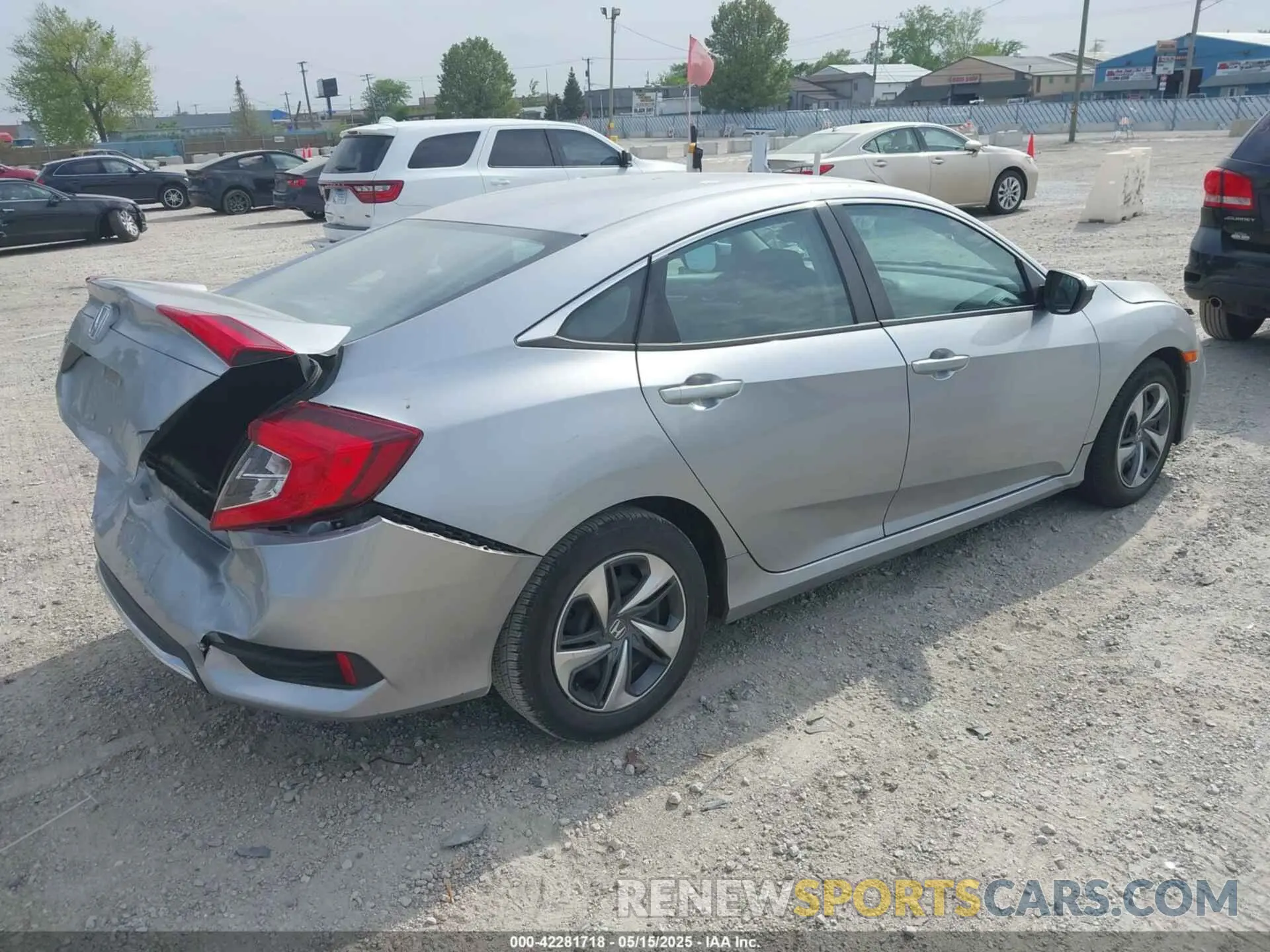 4 fotografías del automóvil dañado 2HGFC2F68LH553201 HONDA CIVIC 2020