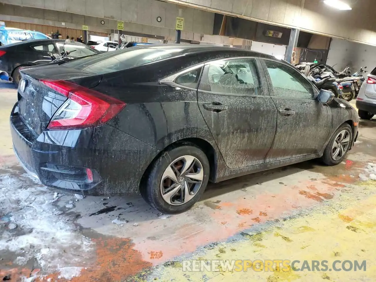 3 fotografías del automóvil dañado 2HGFC2F68LH569656 HONDA CIVIC 2020