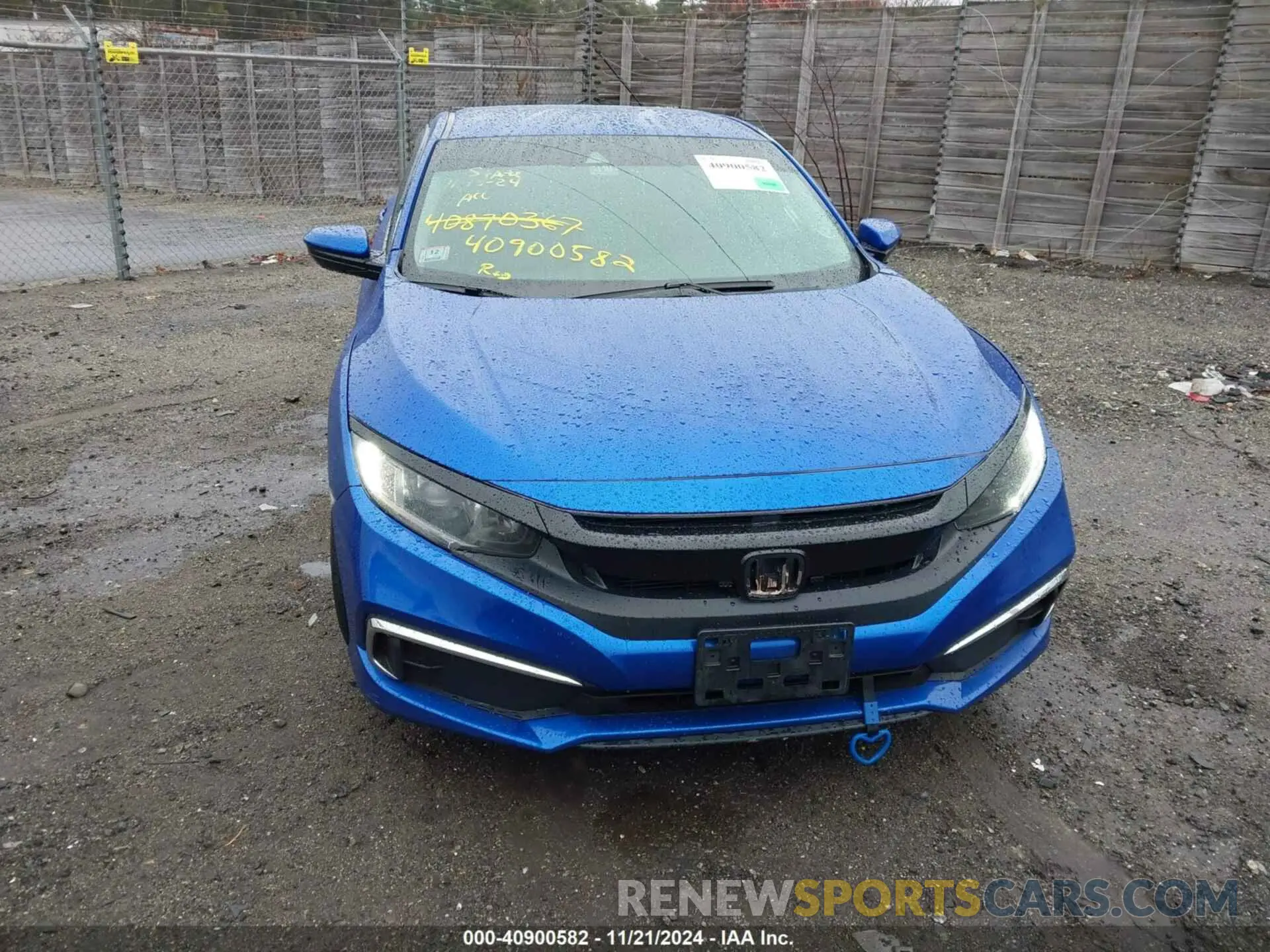 12 fotografías del automóvil dañado 2HGFC2F68LH576333 HONDA CIVIC 2020